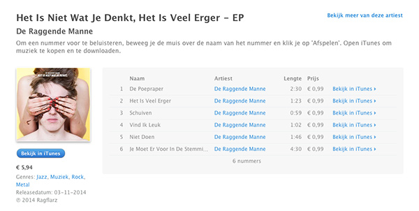 itunes raggende mannen